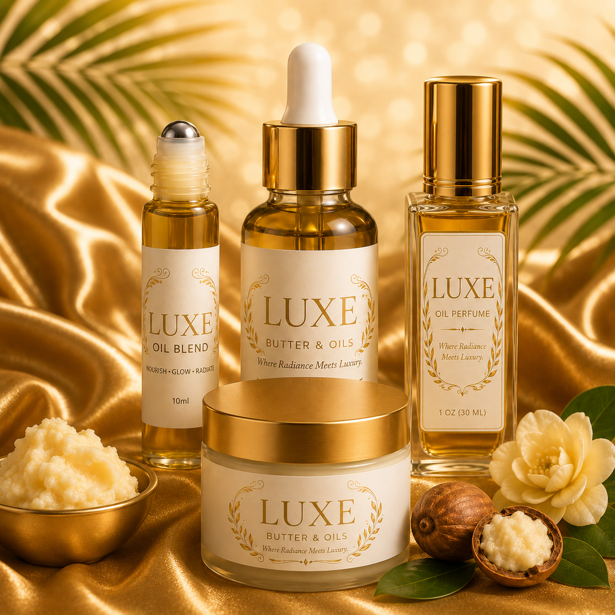 SCENTED SHEA BUTTER, OILS, AND PERFUMES